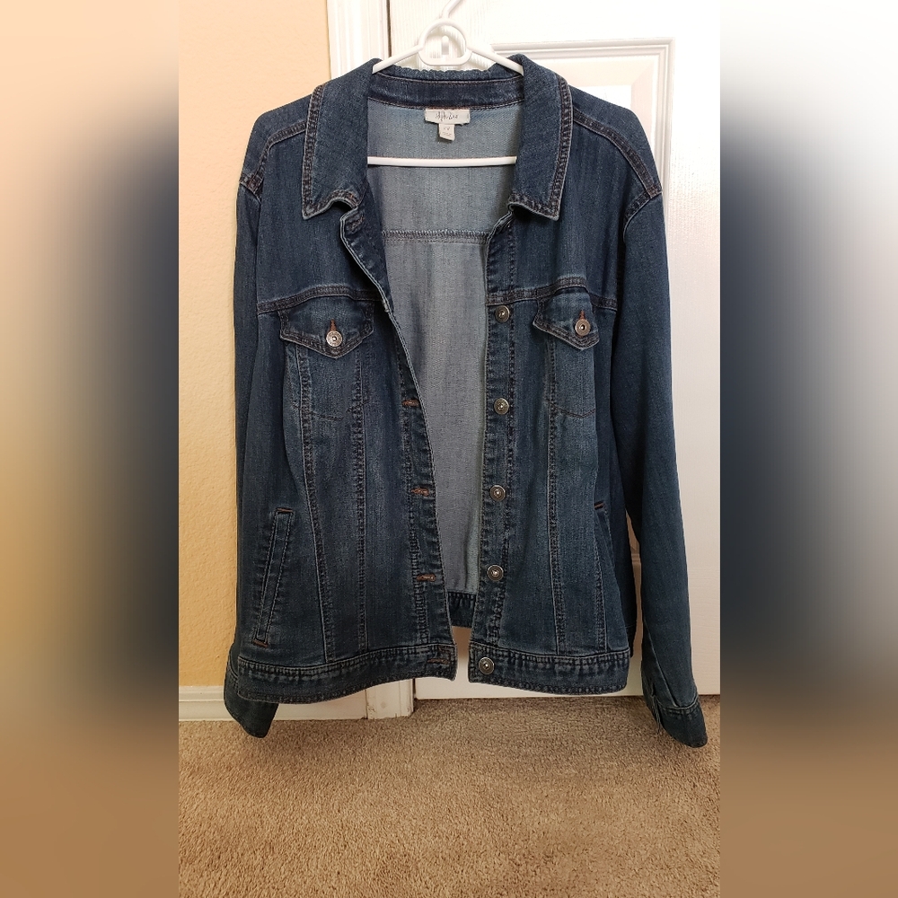 Woumens plus size  Style &Co Jean Jacket